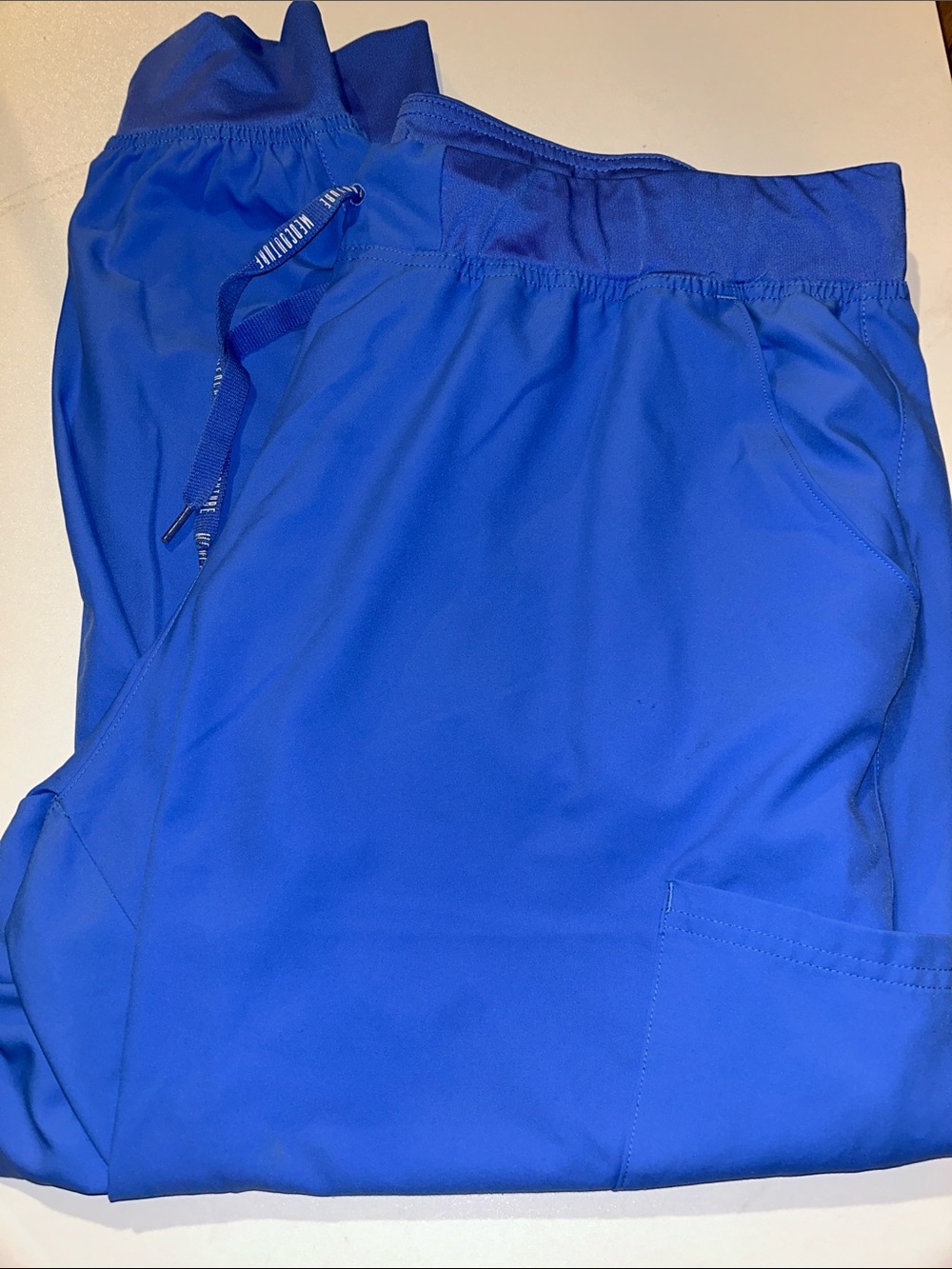 3/$25 Med Couture | periwinkle Women's Scrub Pants